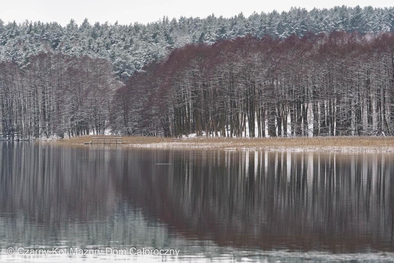 Czarny Kot Mazury Dom Caloroczny Villa Malkinie ภายนอก รูปภาพ