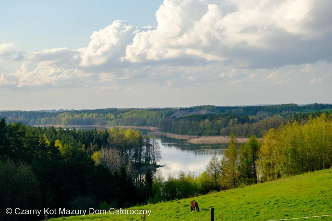 Czarny Kot Mazury Dom Caloroczny Villa Malkinie ภายนอก รูปภาพ