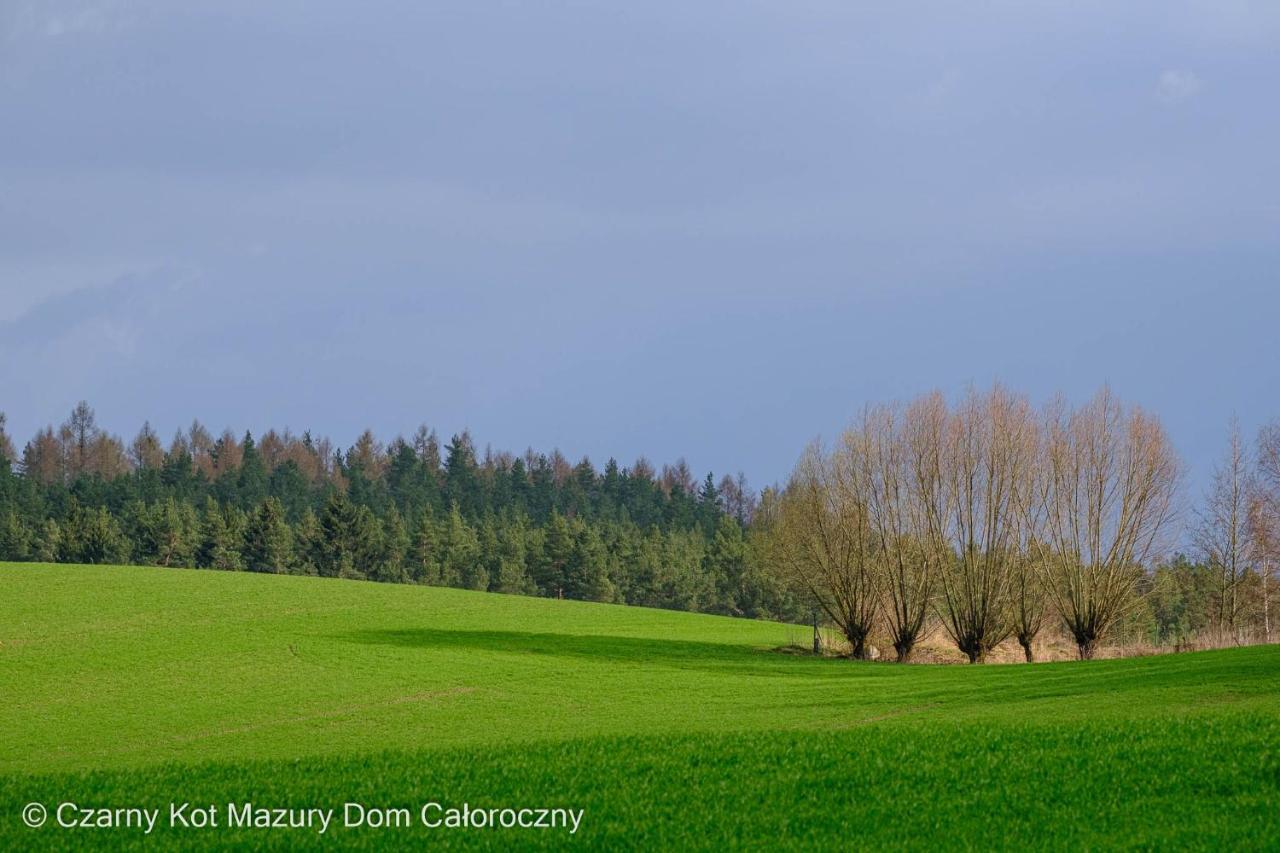Czarny Kot Mazury Dom Caloroczny Villa Malkinie ภายนอก รูปภาพ